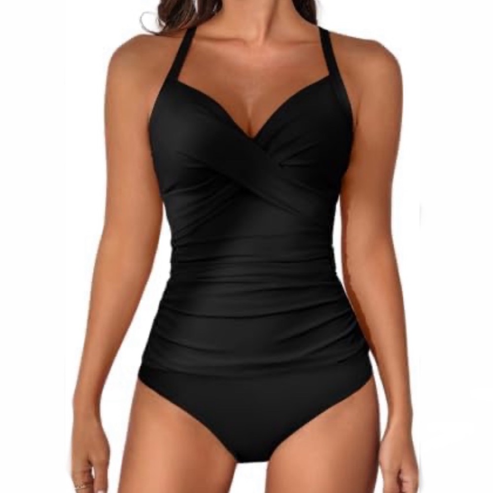 B2prity Women's Ruched Tankini